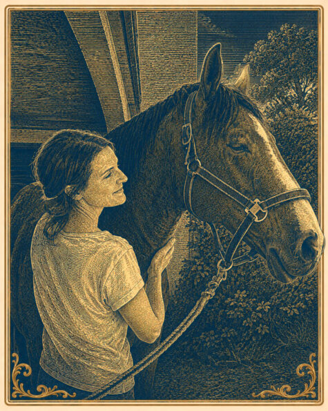A-tender-moment-with-a-horse